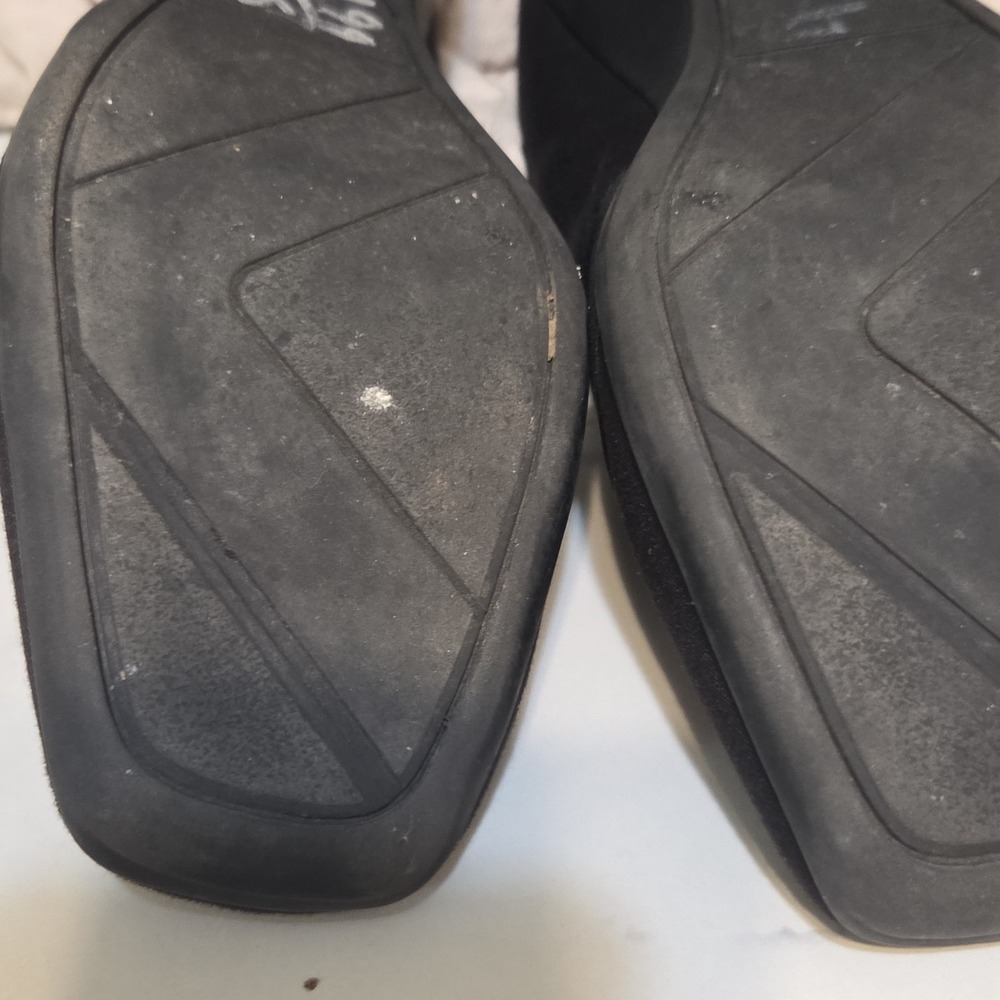 AK Sport Black Stretch Fabric Wedge Loafers Comfort Shoes Women's Size 8.5 M - Picture 13 of 16